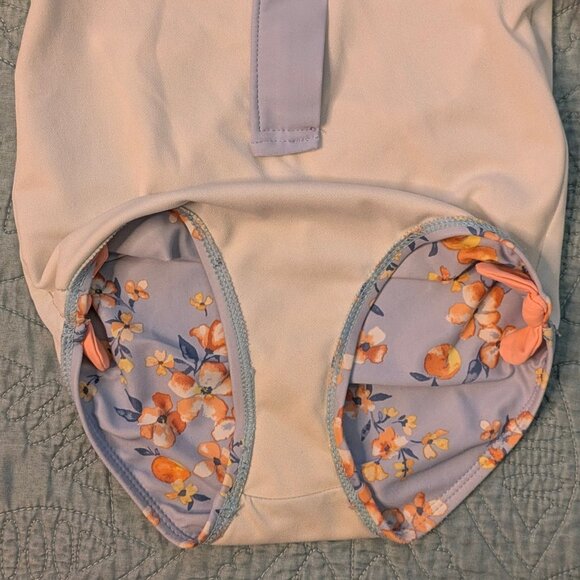Carter Long Sleeve Swimsuit Toddler Girl Size 2T - Picture 2 of 12